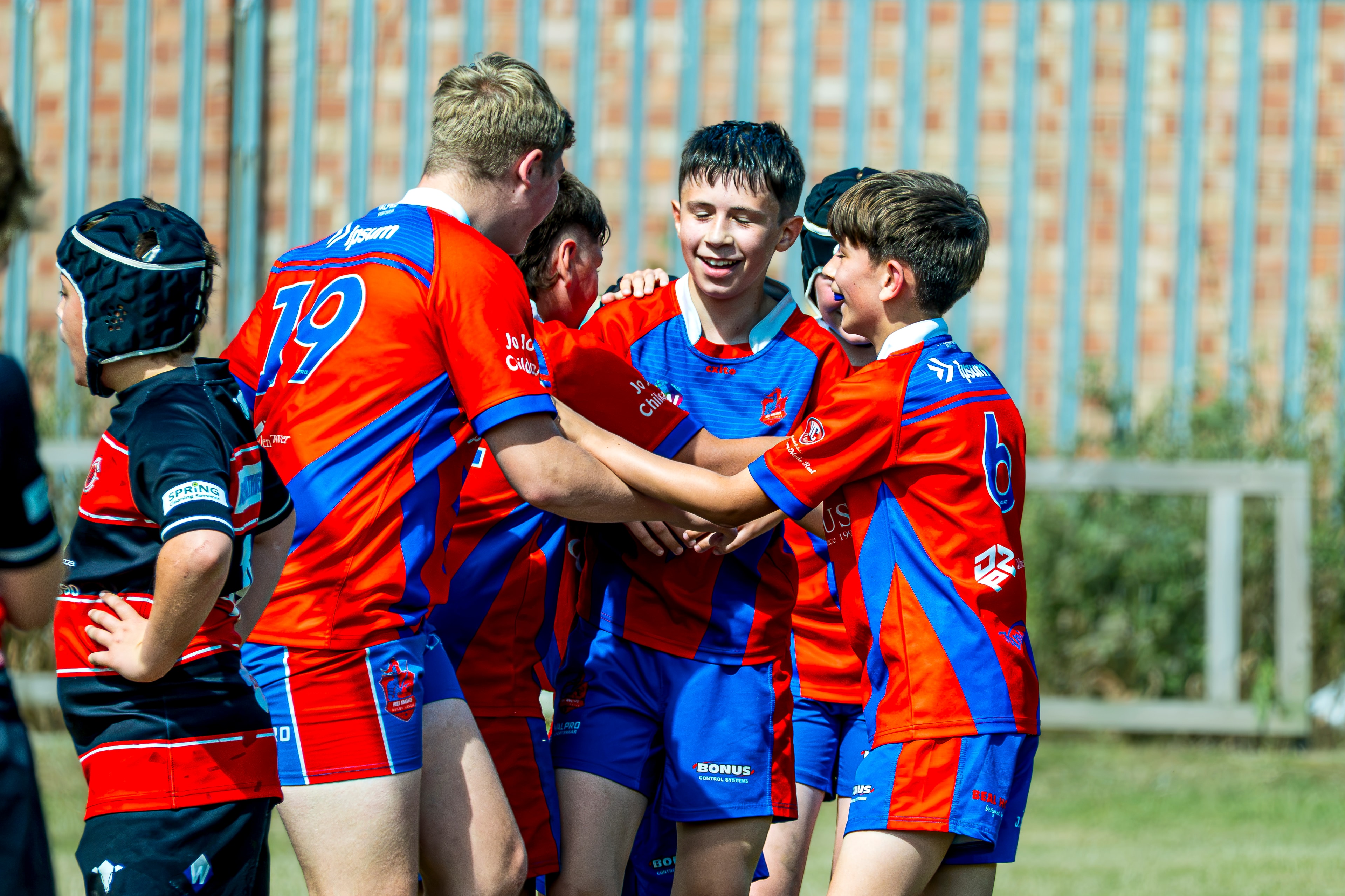 Celebrating a try